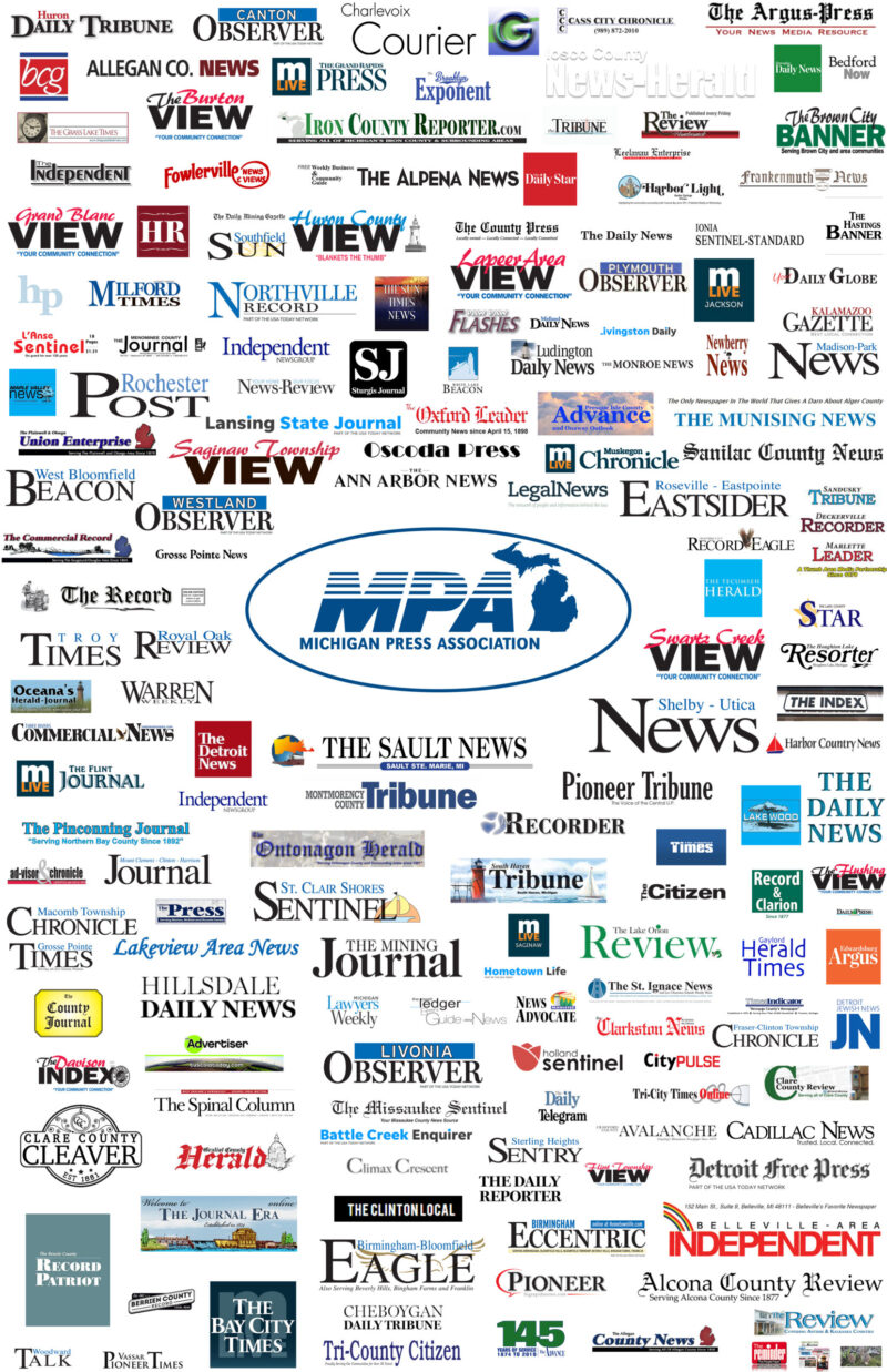 2020 MPA Michigan Newspapers Graphic Poster