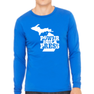 Unisex MPA Power of the Press Long Sleeve Crew Neck T-Shirt