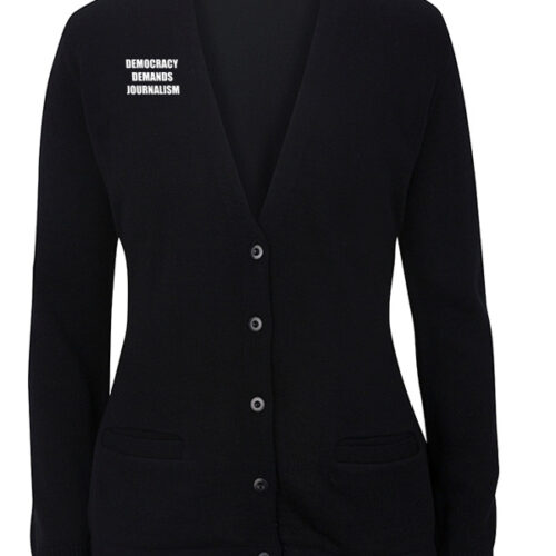 Women's Democracy Demands Journalism Cardigan